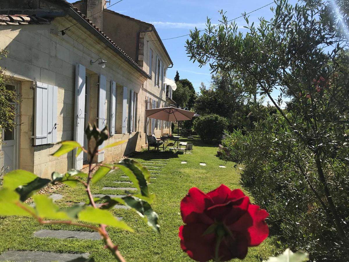 Le Pain De Lune Gite Et Chambre D'Hotes Avec Piscine Bourg-sur-Gironde Exterior foto